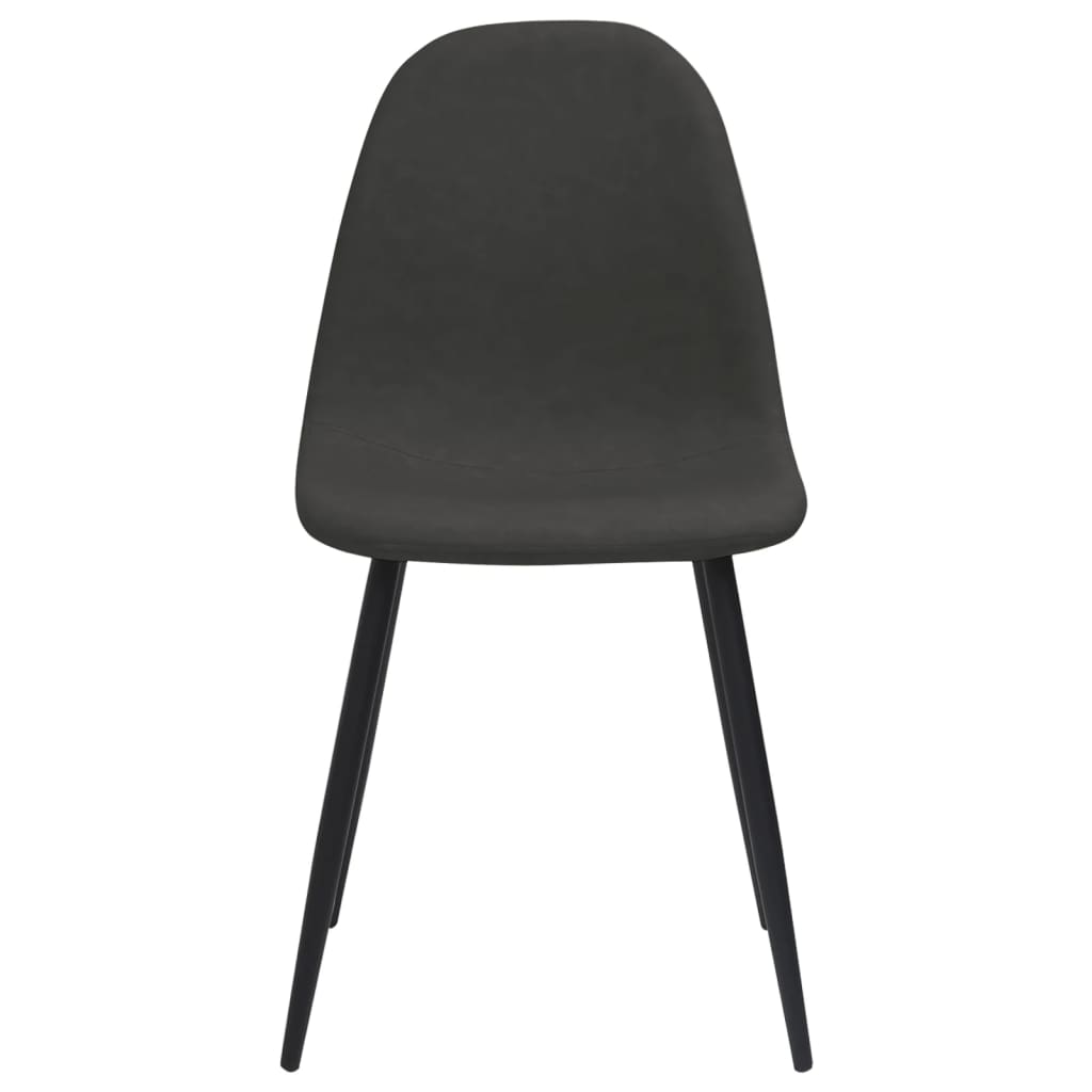 vidaXL Jídelní židle 4 ks 45 x 53,5 x 83 cm černé umělá kůže