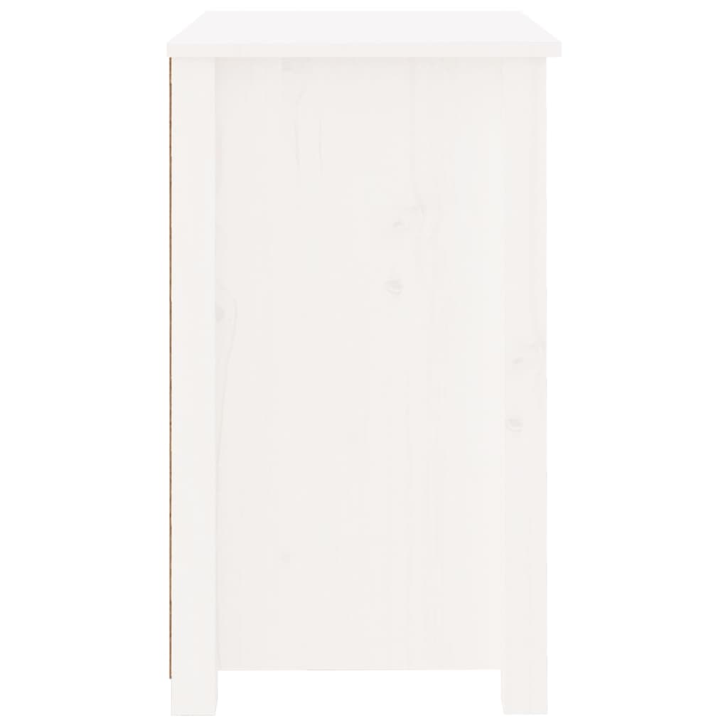 vidaXL Noční stolek bílý 50 x 35 x 61,5 cm masivní borové dřevo