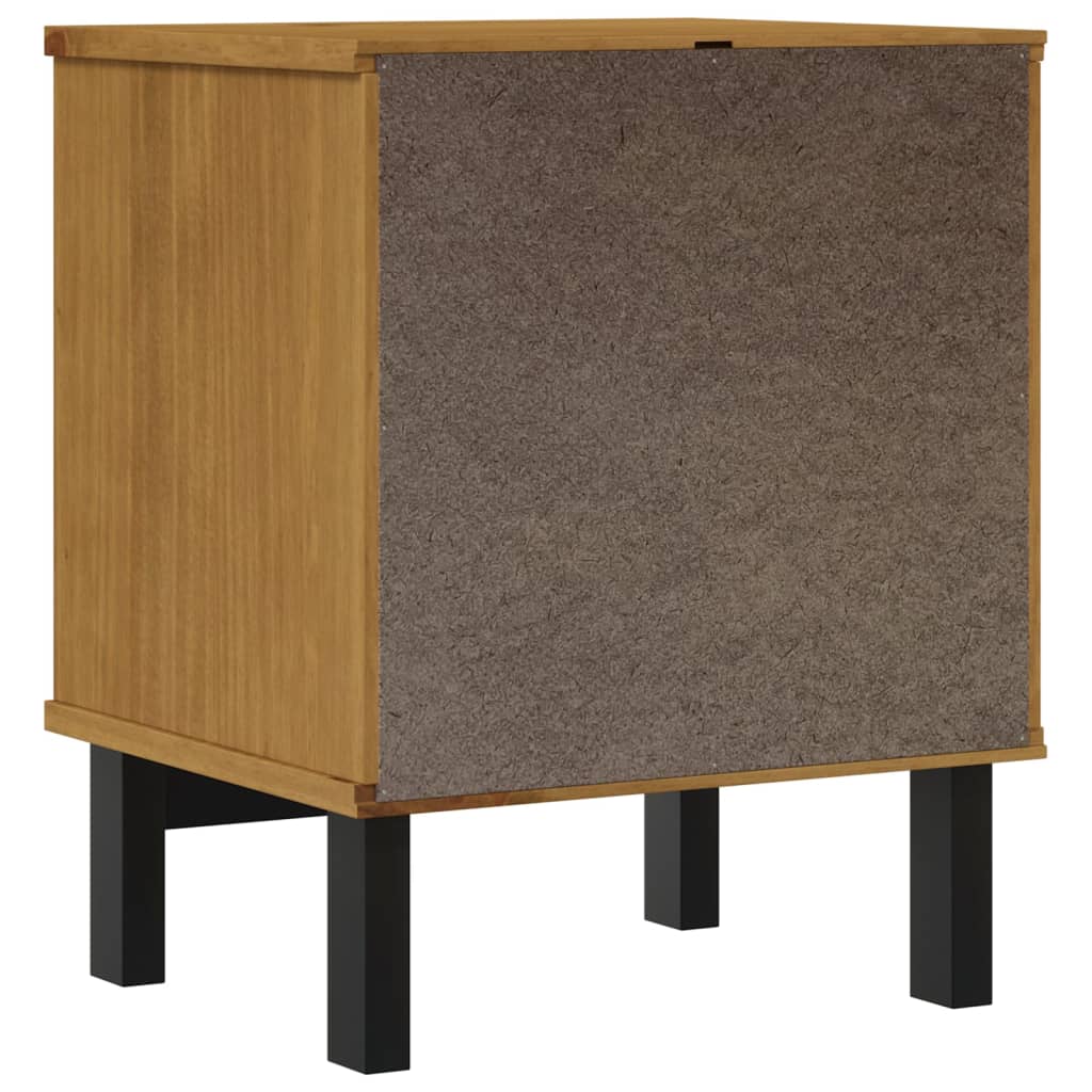 vidaXL Noční stolek FLAM 40 x 35 x 50 cm masivní borové dřevo