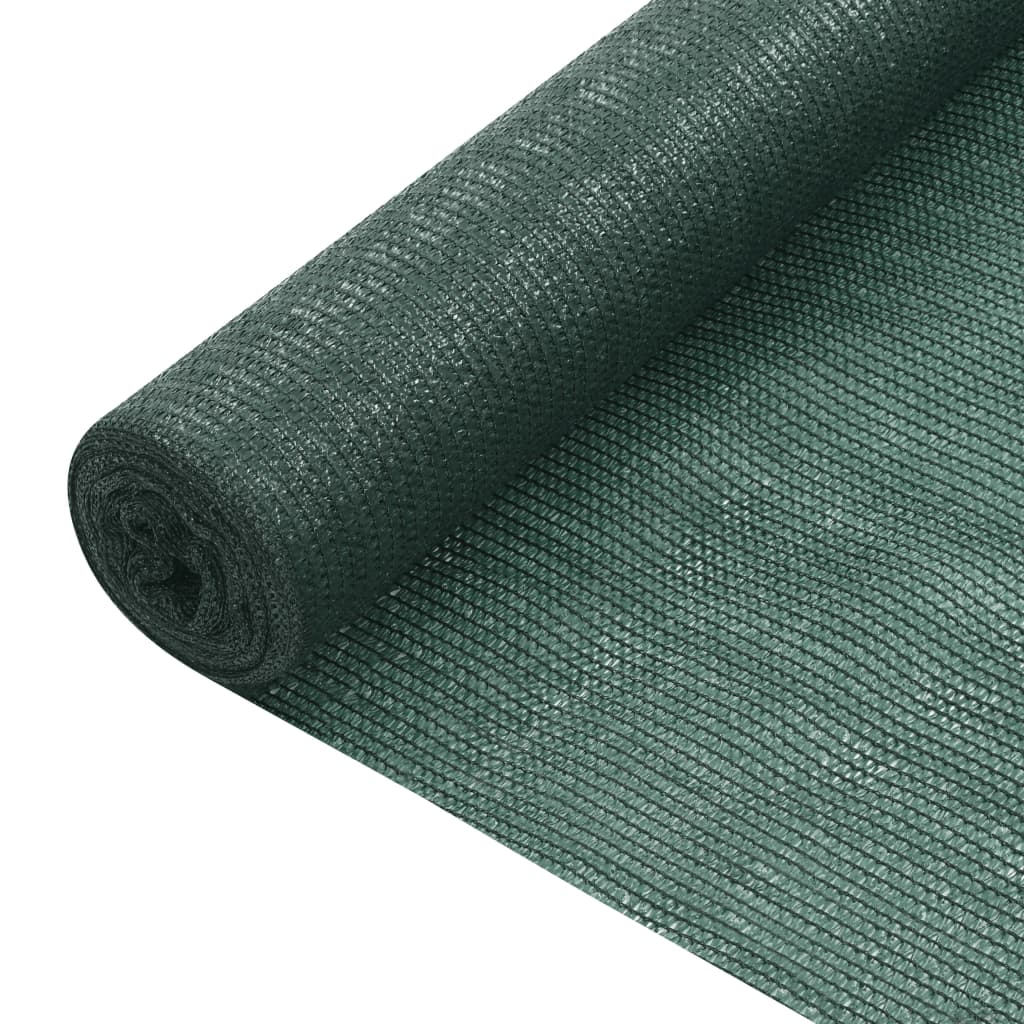 vidaXL Stínící tkanina zelená 2 x 25 m HDPE 75 g/m²