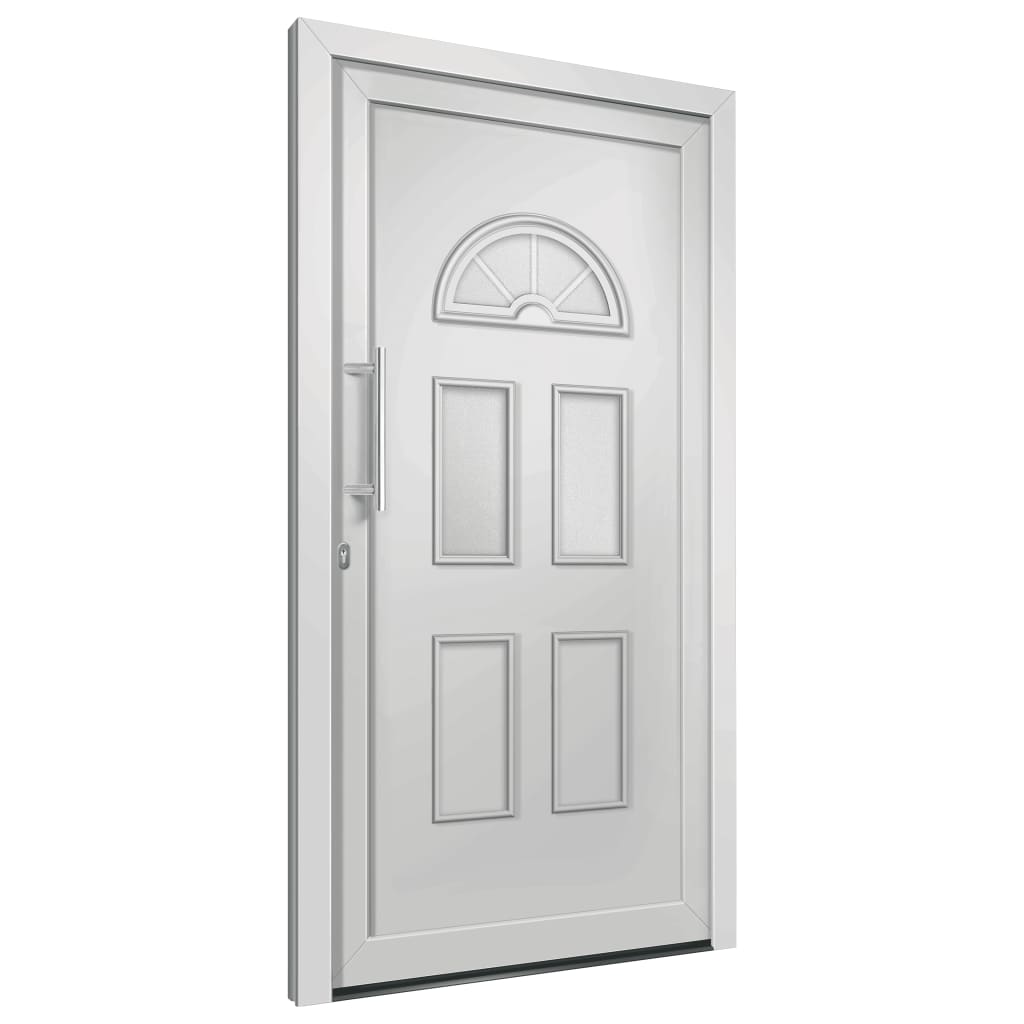 vidaXL Vchodové dveře bílé 88 x 190 cm