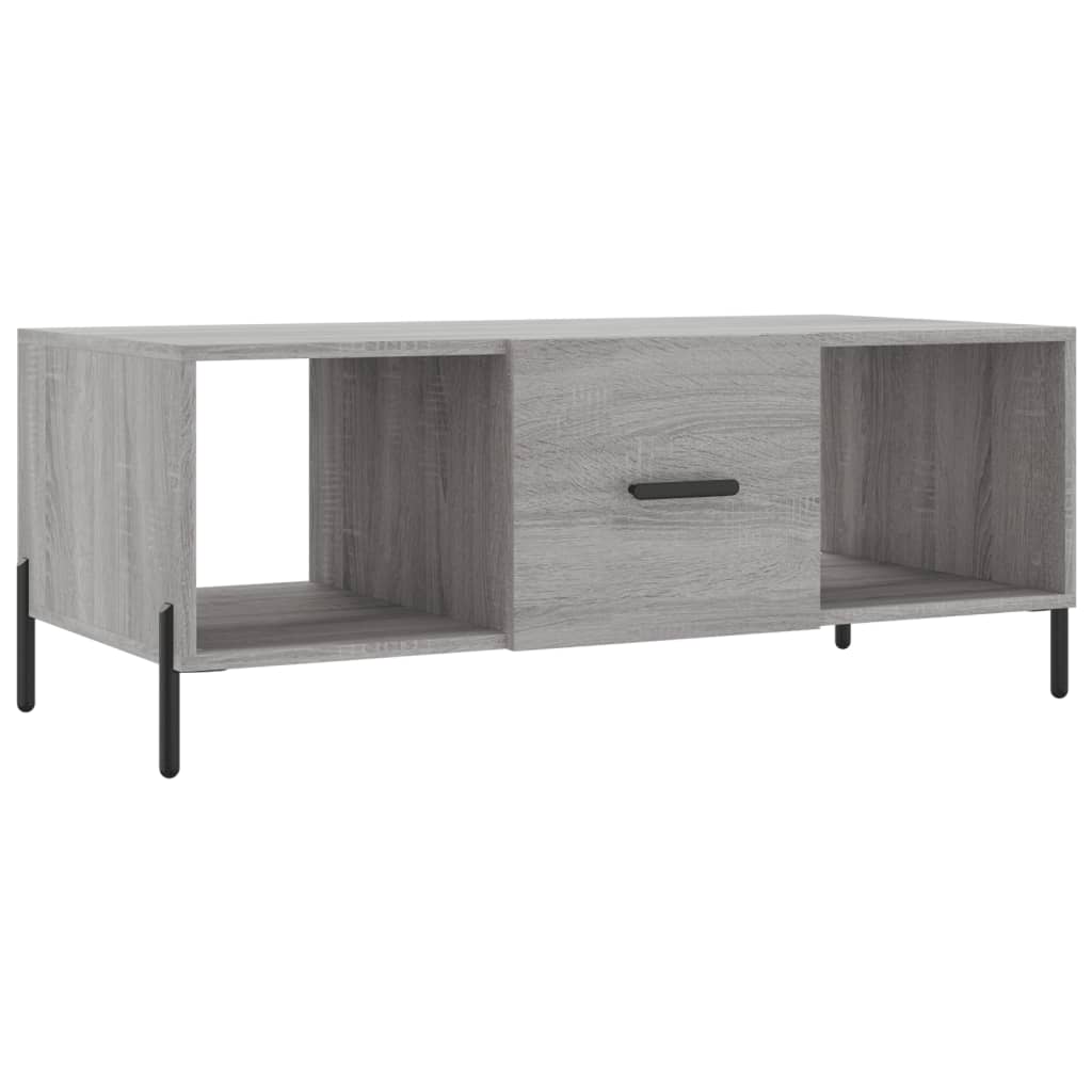 vidaXL Konferenční stolek šedý sonoma 102x50x40 cm kompozitní dřevo