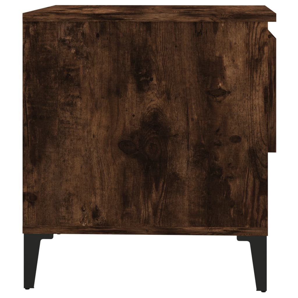 vidaXL Odkládací stolek kouřový dub 50 x 46 x 50 cm kompozitní dřevo