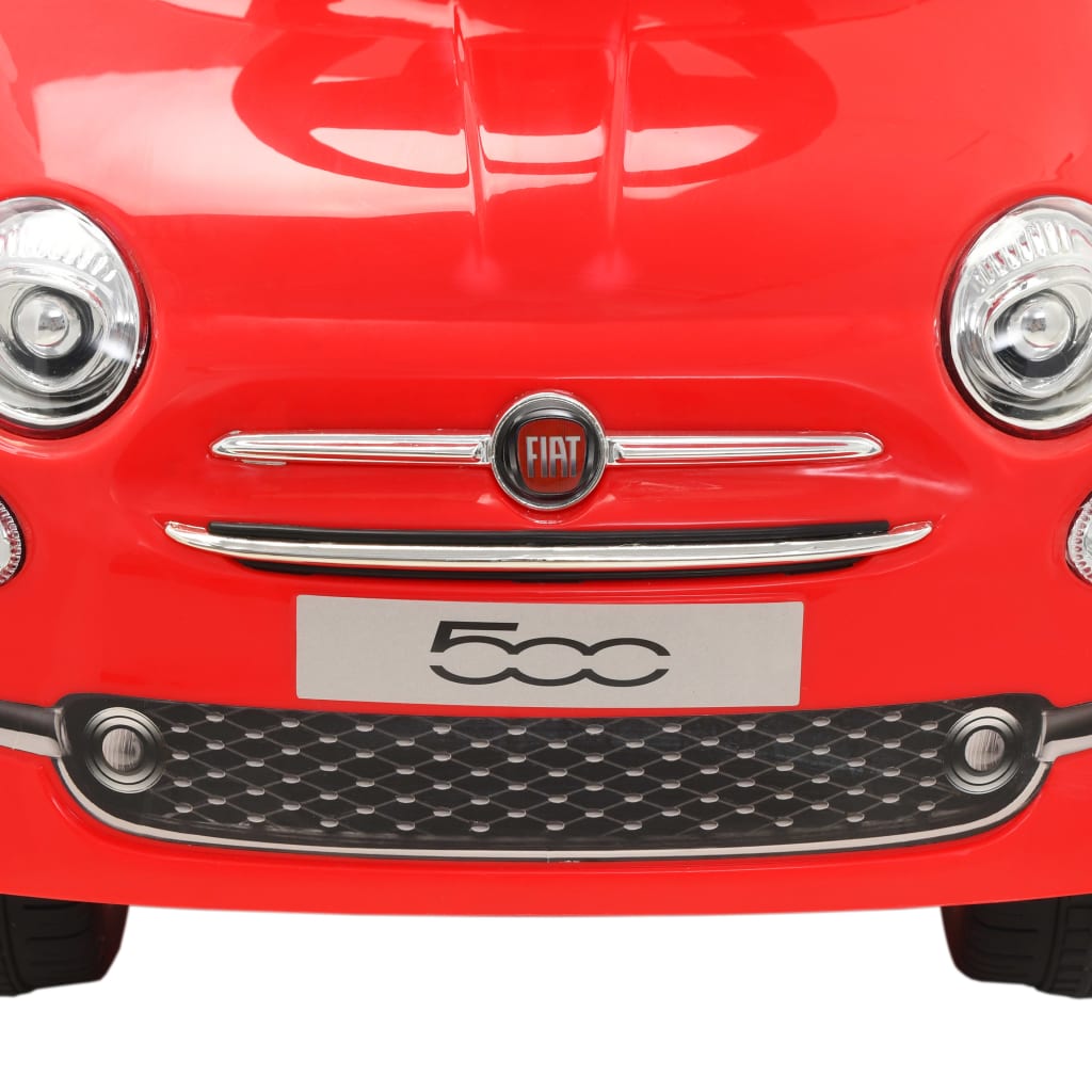 vidaXL Dětské autíčko Fiat 500 červené