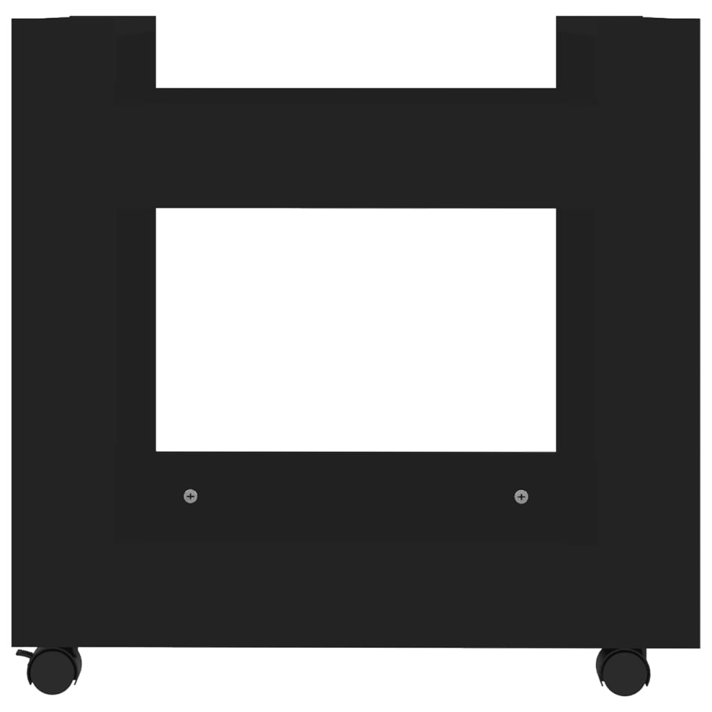 vidaXL Kancelářský kontejner černý 60 x 45 x 60 cm kompozitní dřevo
