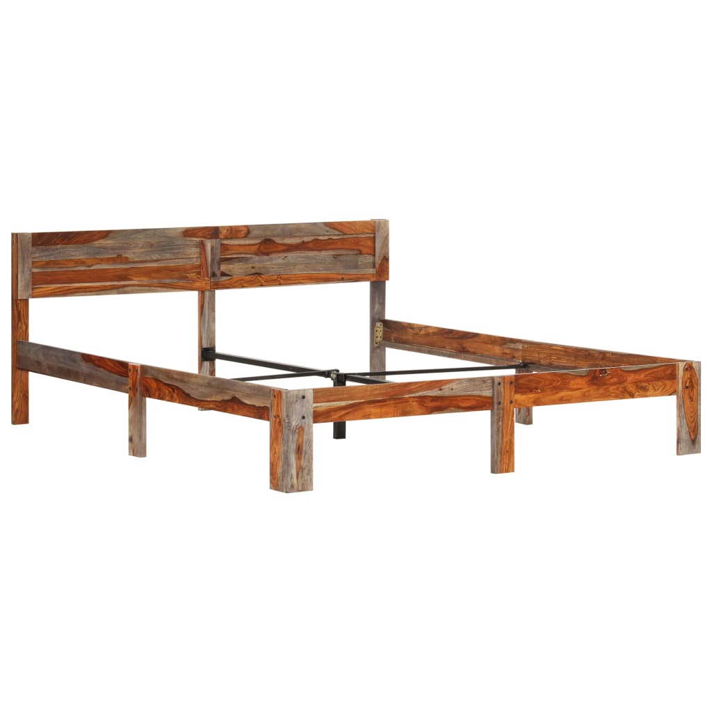 vidaXL Rám postele masivní sheeshamové dřevo 140 x 200 cm