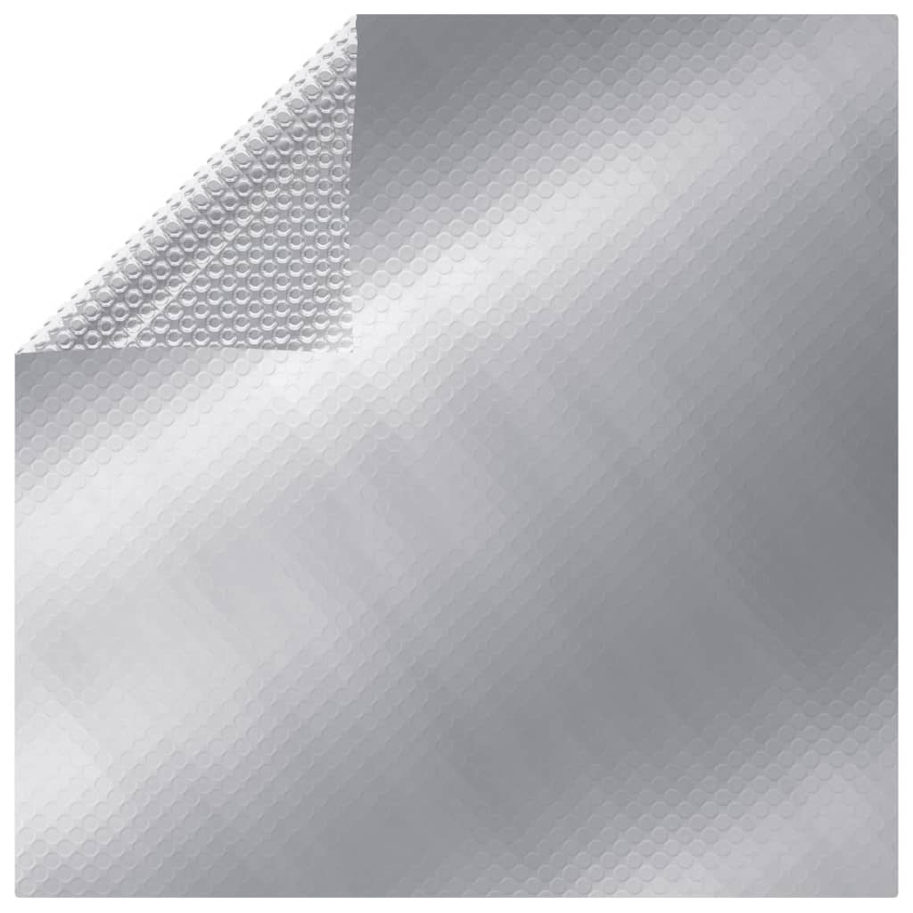 vidaXL Krycí plachta na bazén stříbrná 488 x 244 cm PE