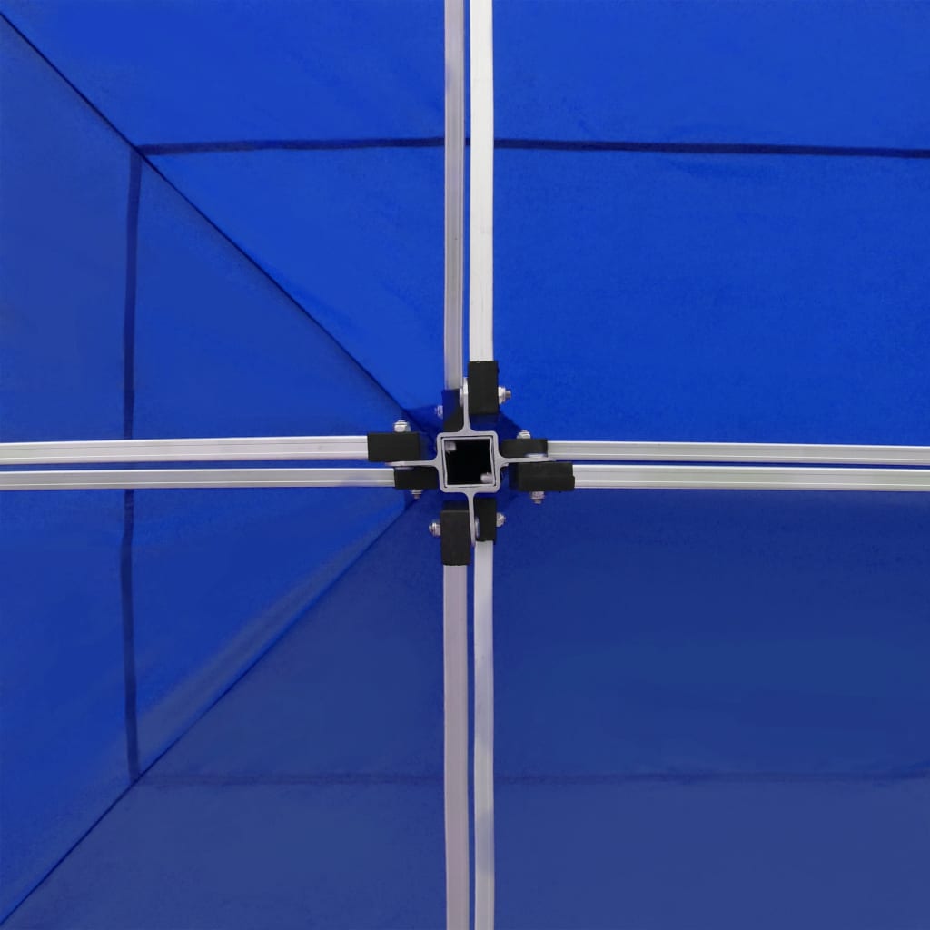 vidaXL Profesionální skládací party stan hliník 6 x 3 m modrý