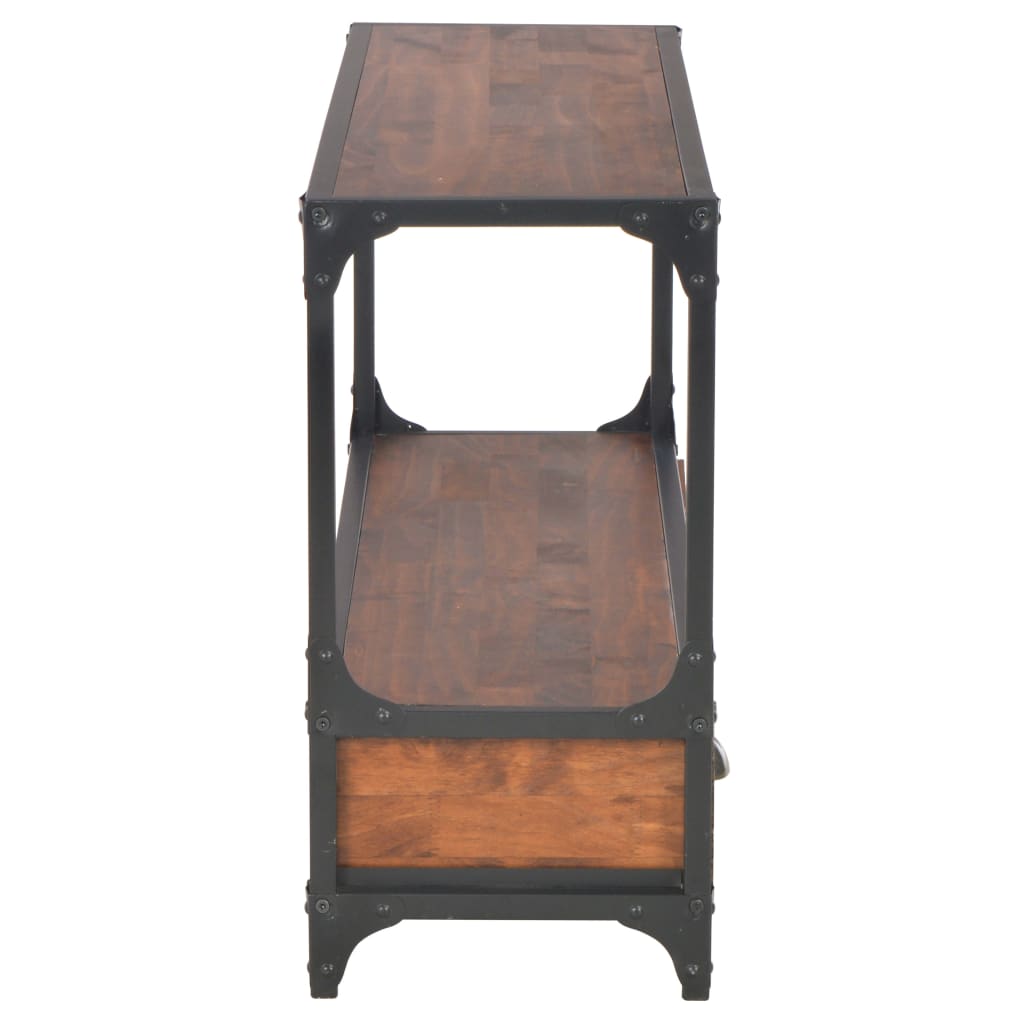 vidaXL TV stolek se 3 zásuvkami 120 x 30 x 60 cm masivní borové dřevo