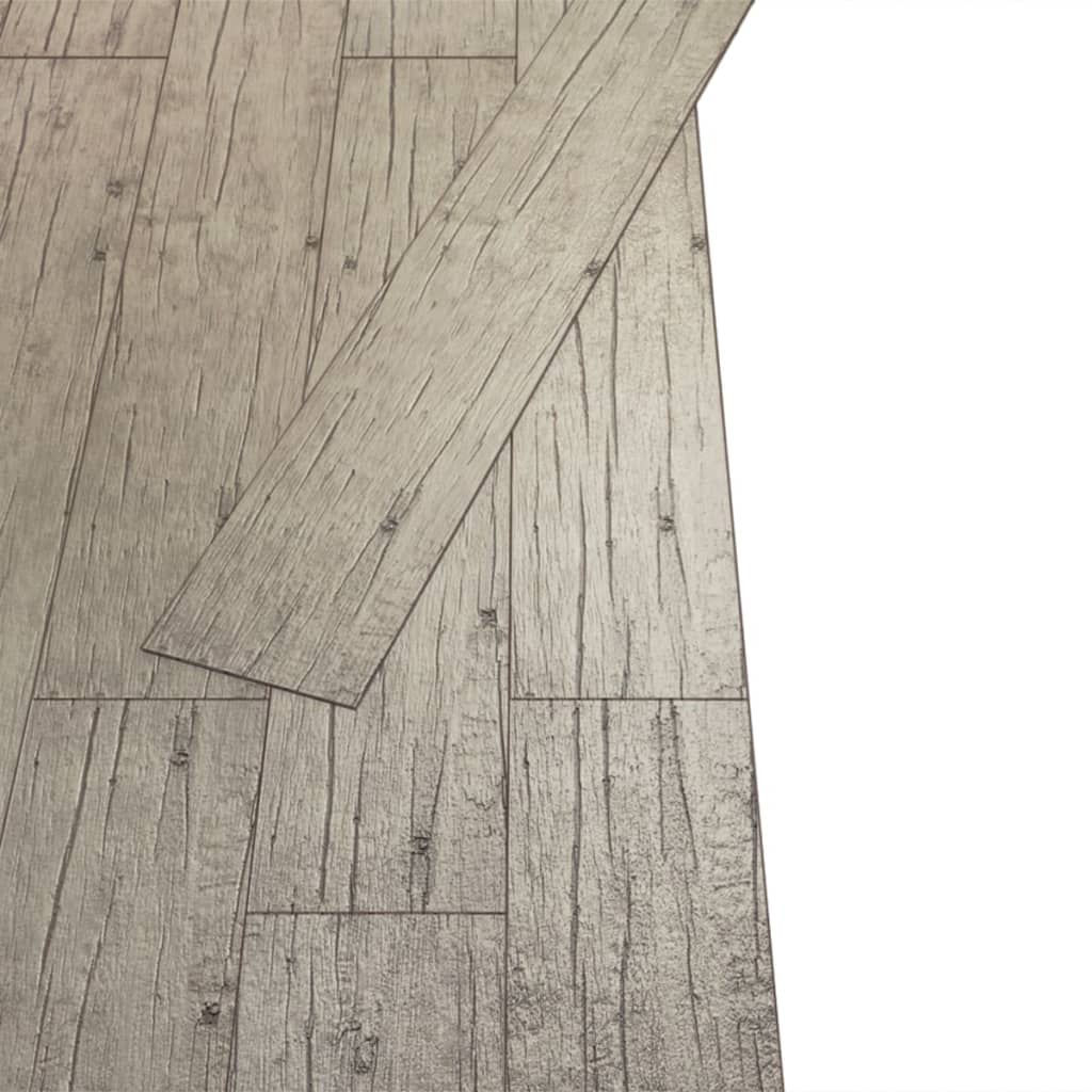 vidaXL Samolepicí PVC podlahová prkna 2,51 m² 2 mm dub bělený