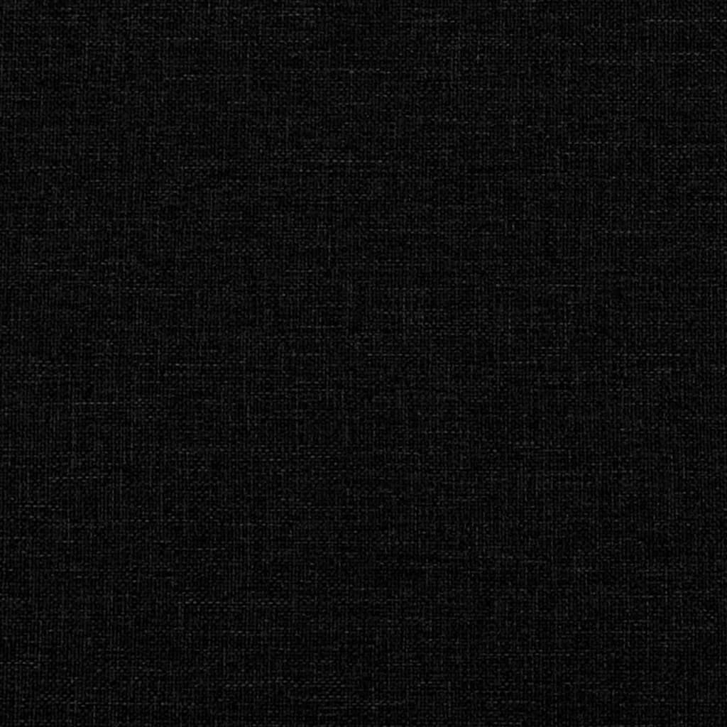 vidaXL Zvedací masážní polohovací křeslo černé textil