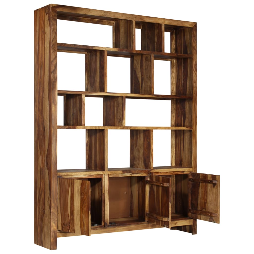 vidaXL Knihovna z masivního sheeshamového dřeva 150 x 35 x 200 cm