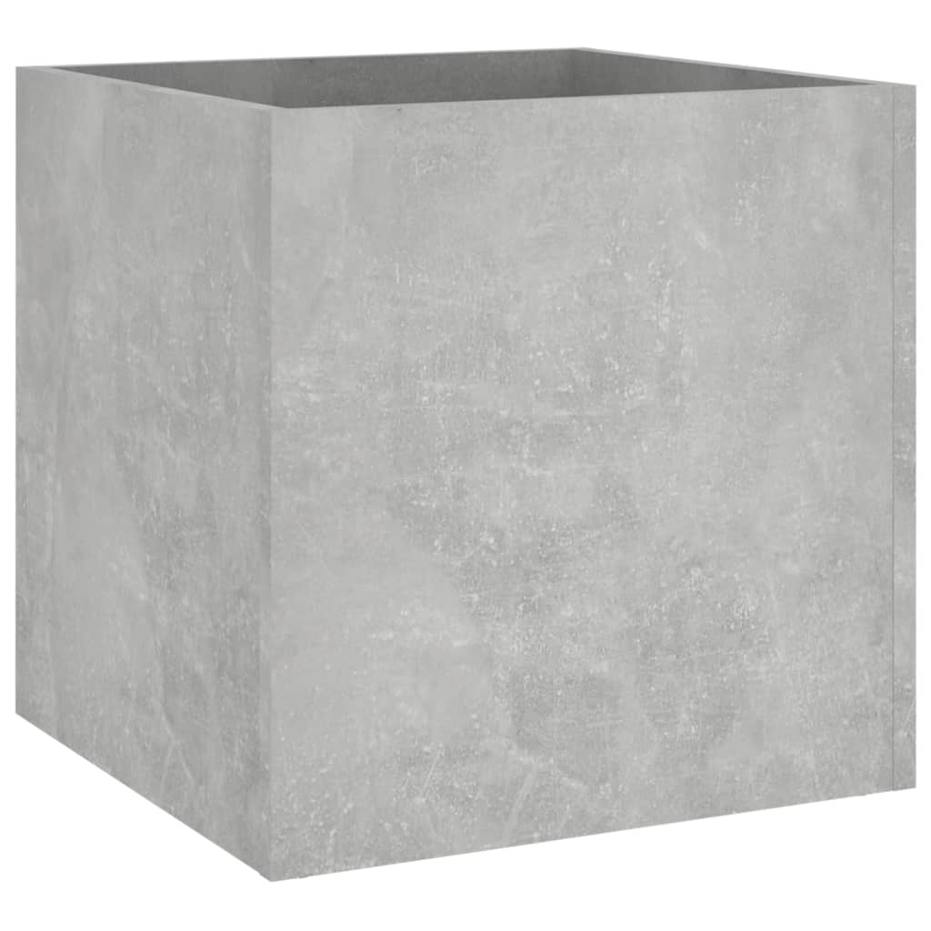 vidaXL Truhlík betonově šedý 40 x 40 x 40 cm kompozitní dřevo