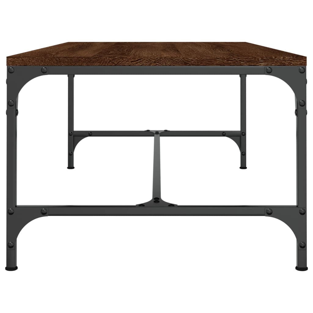 vidaXL Konferenční stolek hnědý dub 100x50x35 cm kompozitní dřevo