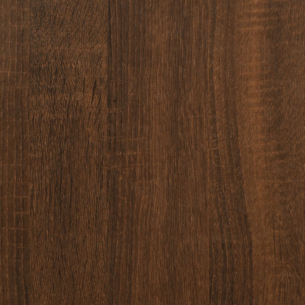 vidaXL 2dílný set koupelnového nábytku hnědý dub kompozitní dřevo