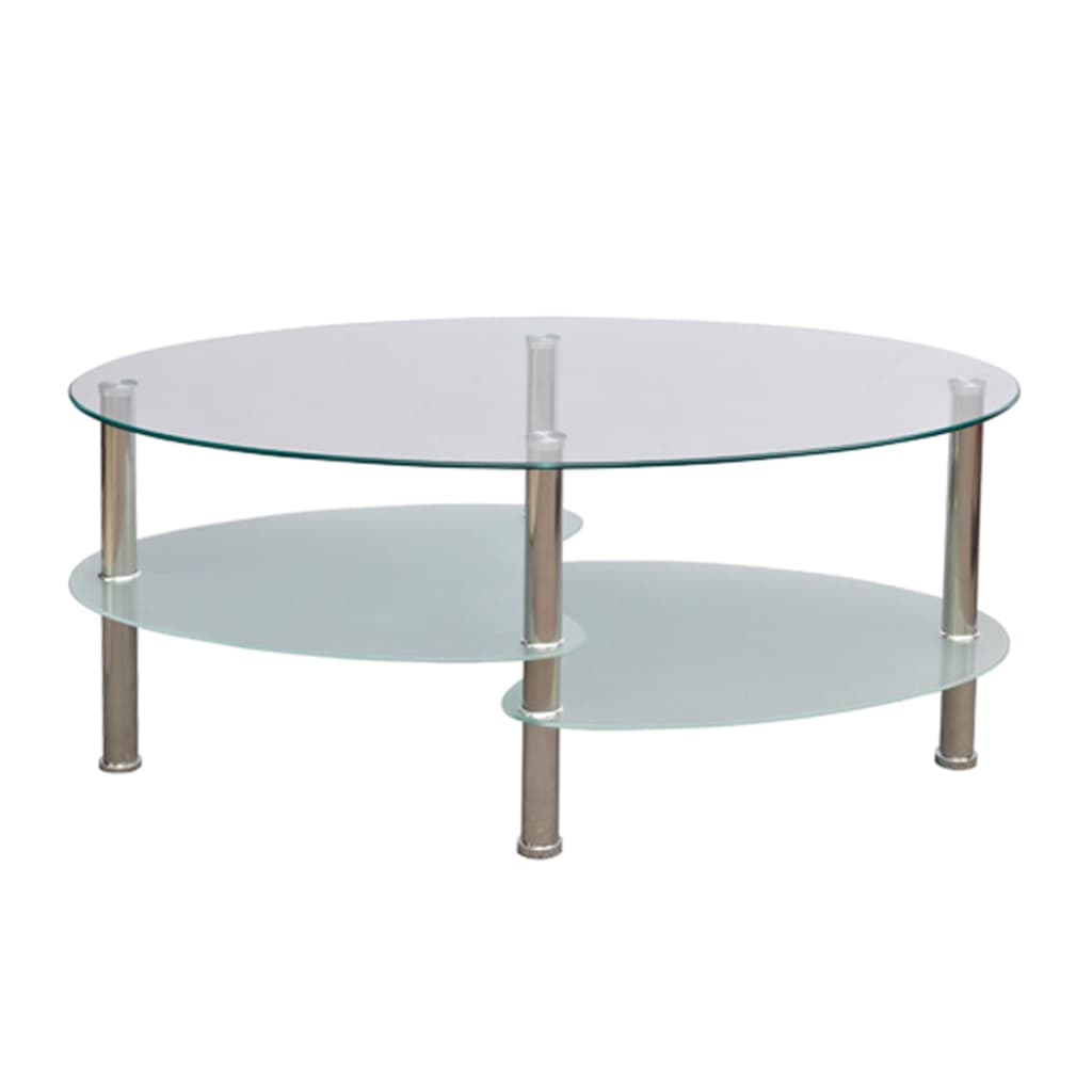 Konferenční stolek s exkluzivním tříúrovňovým designem, bílý
