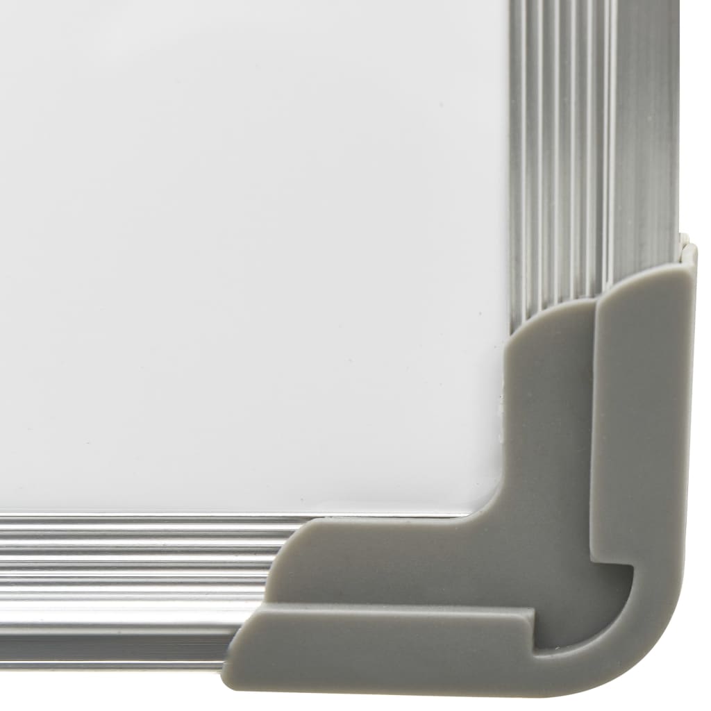 vidaXL Bílá magnetická tabule stíratelná za sucha 60 x 40 cm ocel