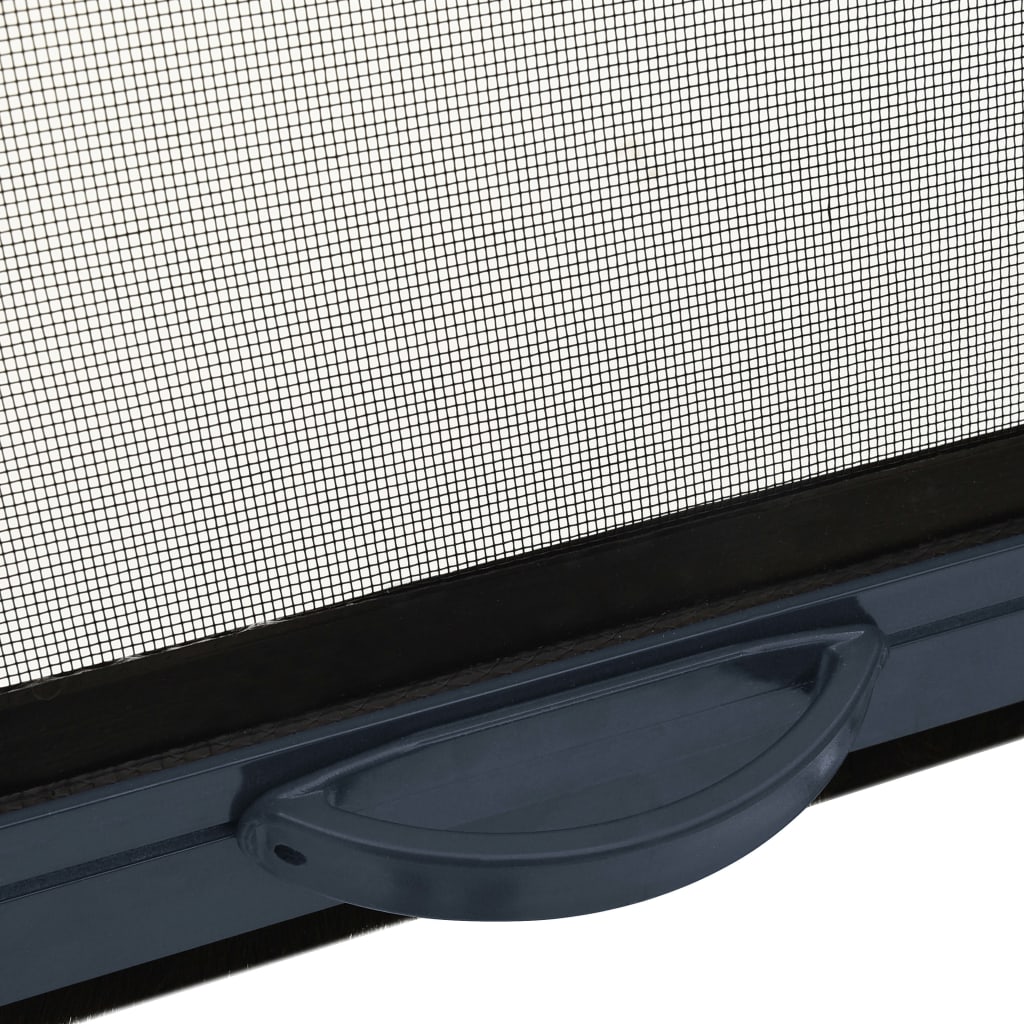 vidaXL Rolovací okenní síť proti hmyzu antracitová 130 x 170 cm