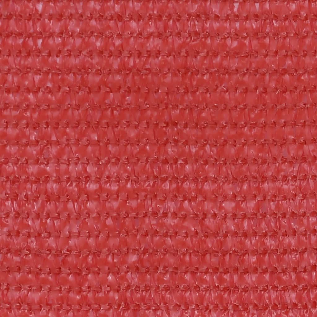vidaXL Balkonová zástěna červená 120 x 500 cm HDPE
