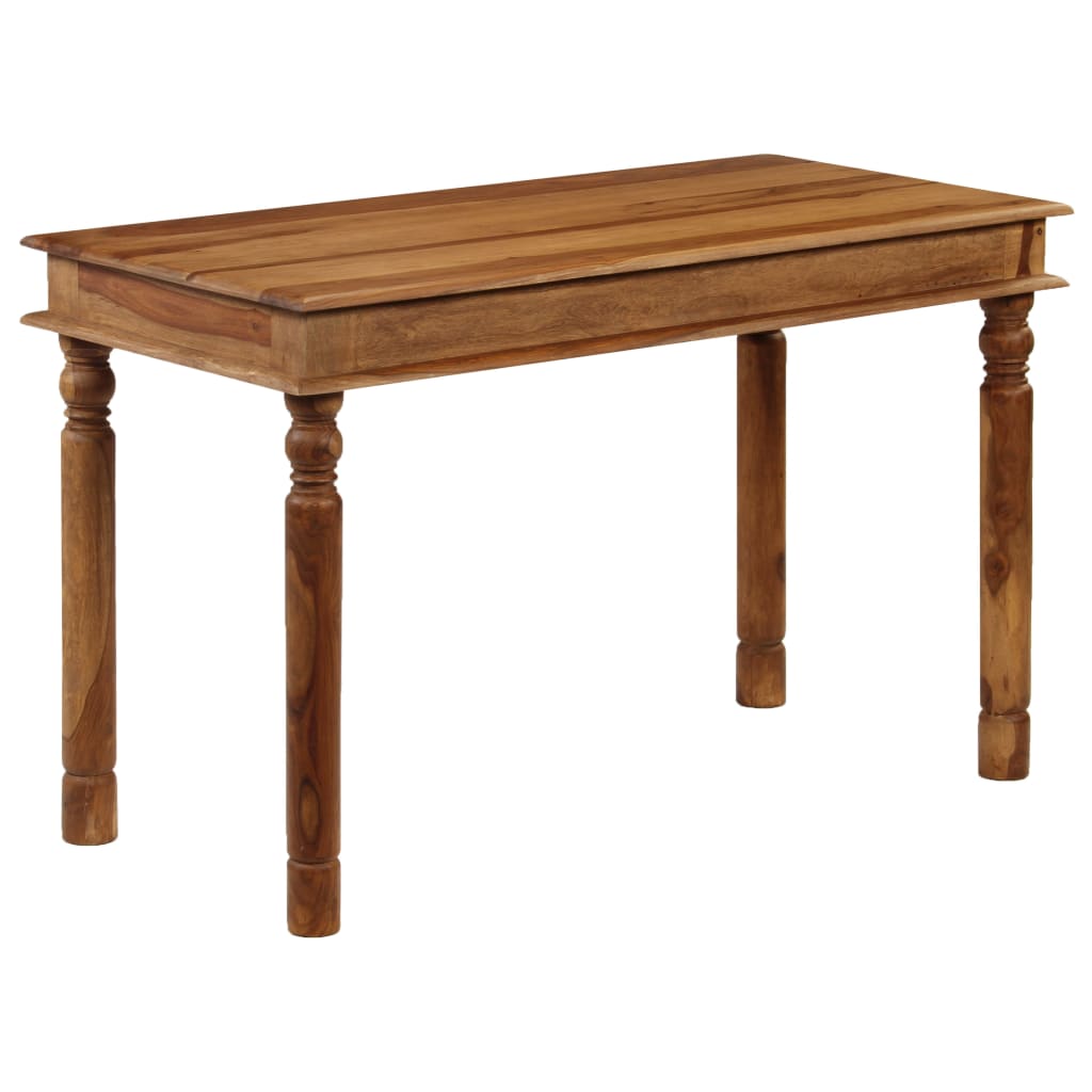vidaXL Jídelní stůl z masivního sheeshamového dřeva 120 x 60 x 77 cm
