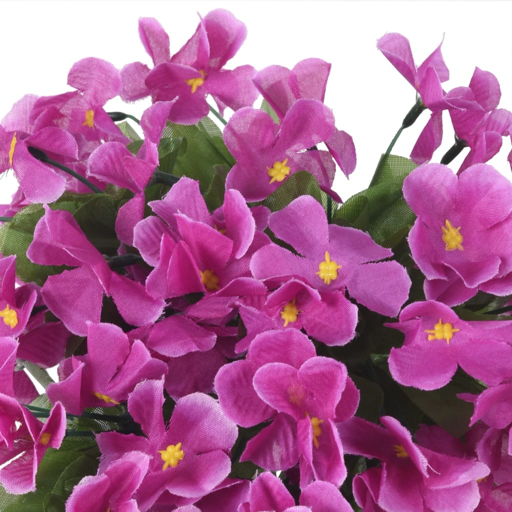 vidaXL Umělé květinové girlandy 3 ks světle fialové 85 cm