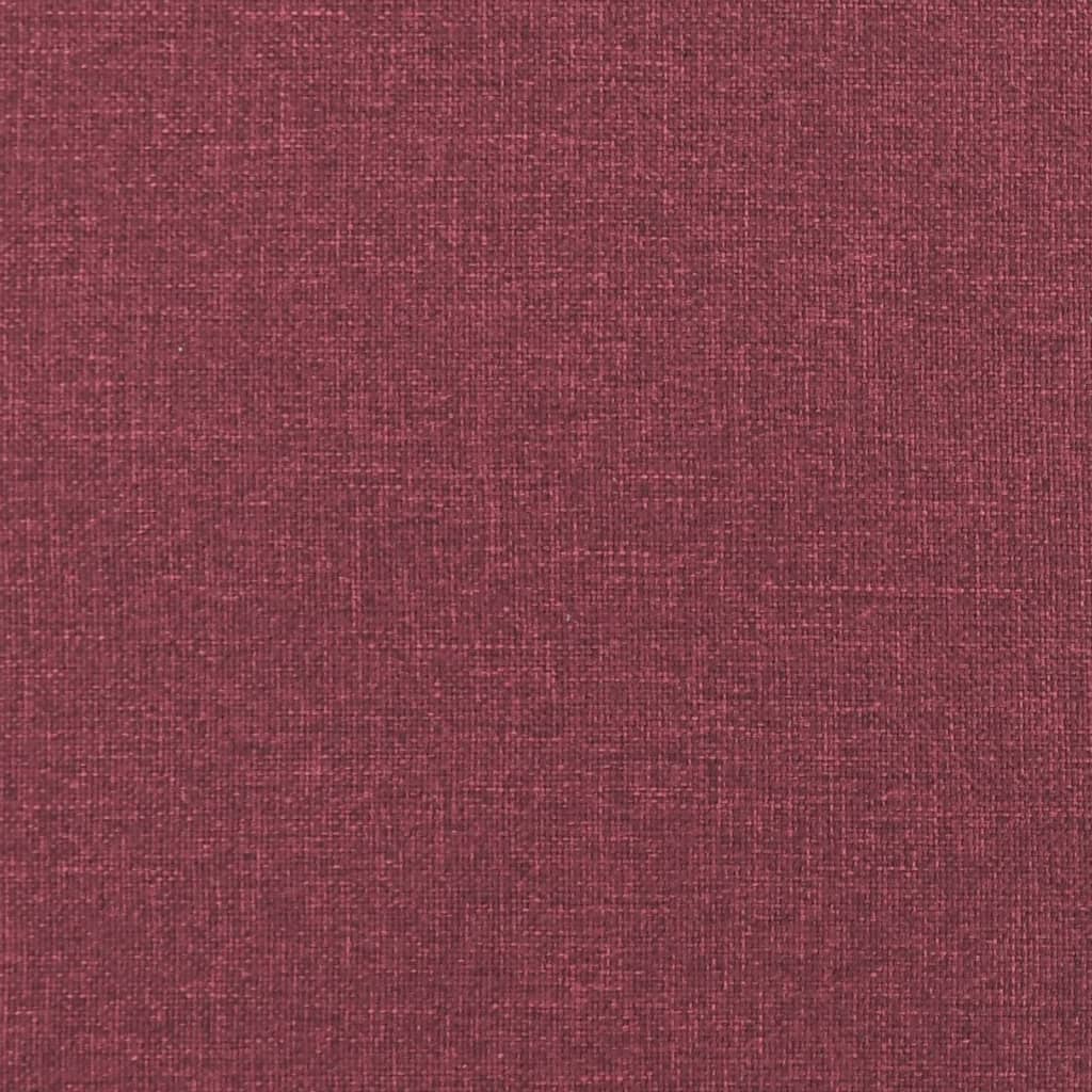 vidaXL Dekorační polštáře 2 ks vínové Ø 15 x 50 cm textil