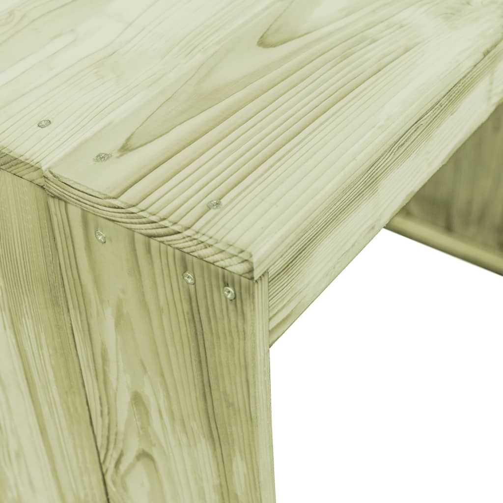 vidaXL Barový stůl 130 x 60 x 110 cm impregnovaná borovice