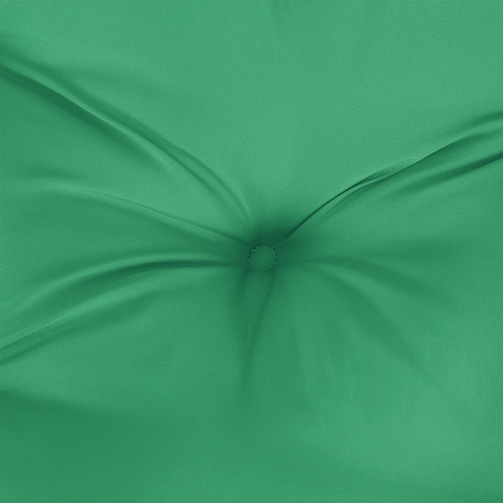 vidaXL Poduška na palety zelená 60 x 60 x 12 cm textil