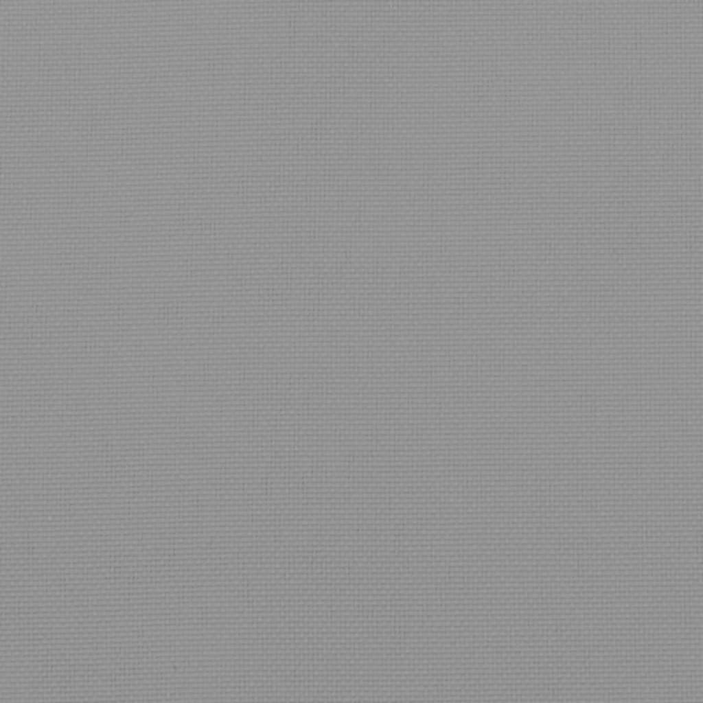 vidaXL Poduška na palety šedá 80 x 80 x 12 cm textil