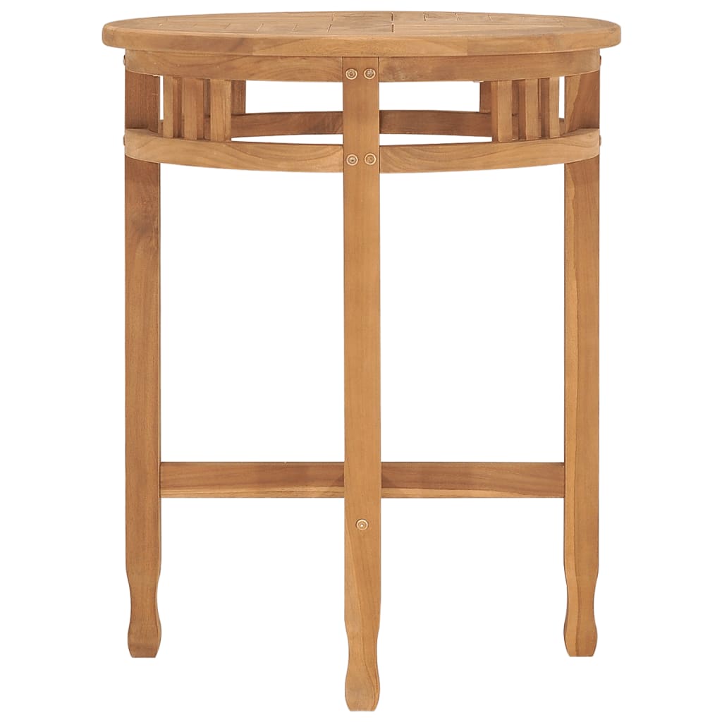 vidaXL Bistro stolek Ø 60 x 75,5 cm masivní teakové dřevo