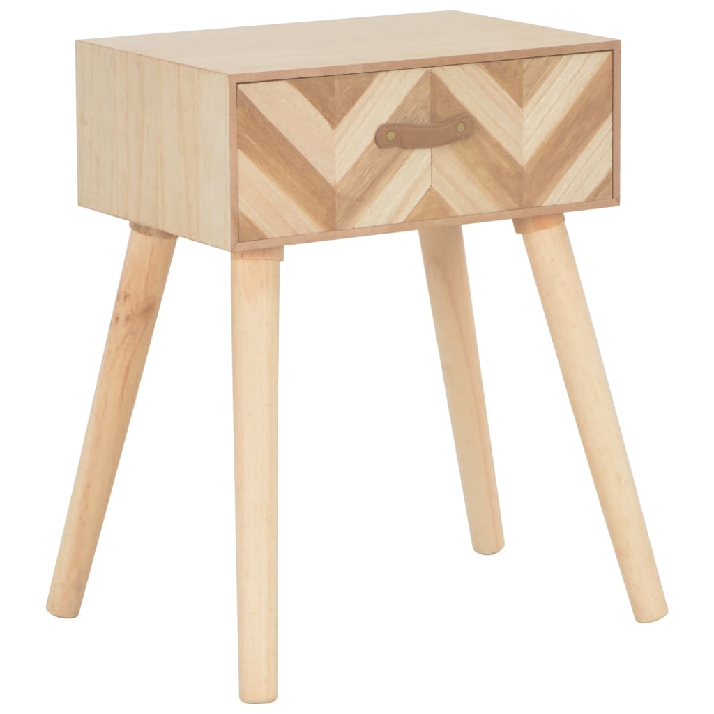 vidaXL Noční stolek se zásuvkou 44 x 30 x 58 cm masivní dřevo