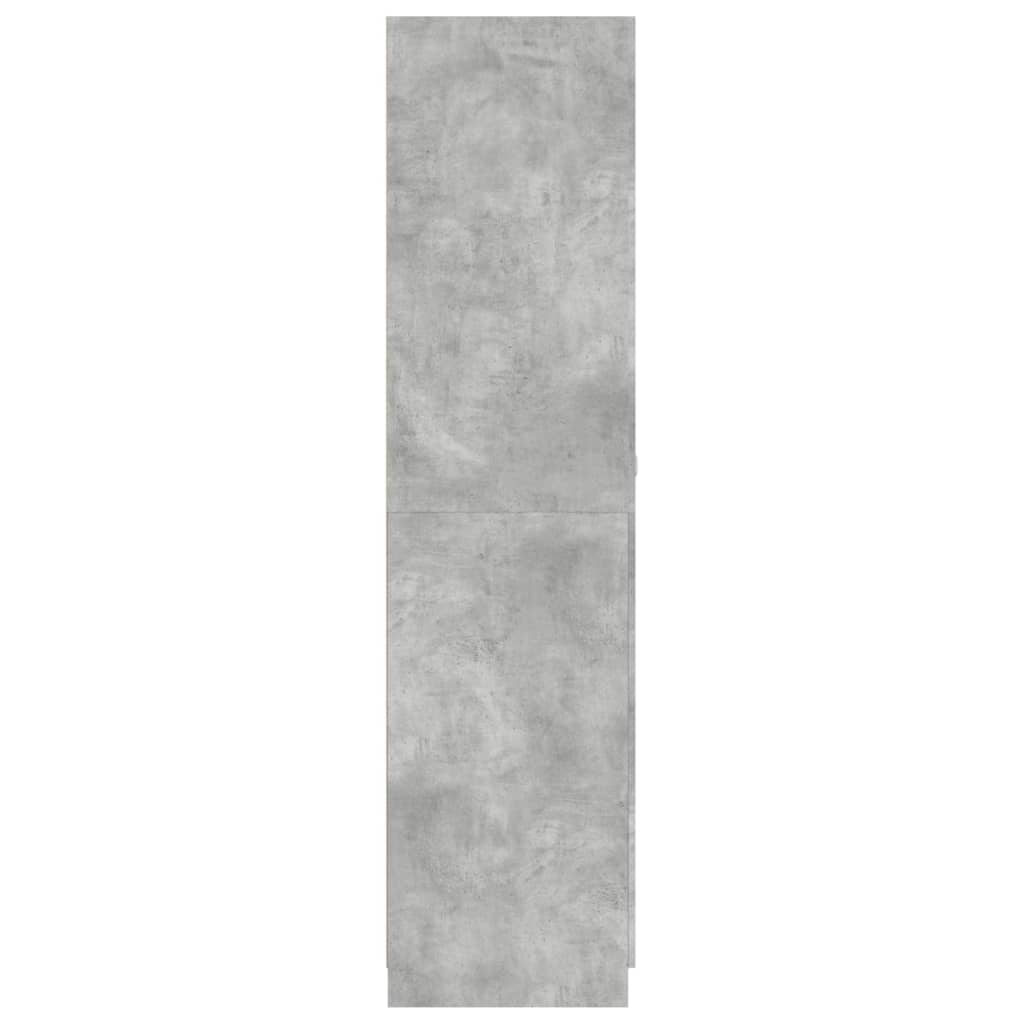 vidaXL Šatní skříň betonově šedá 90 x 52 x 200 cm dřevotříska