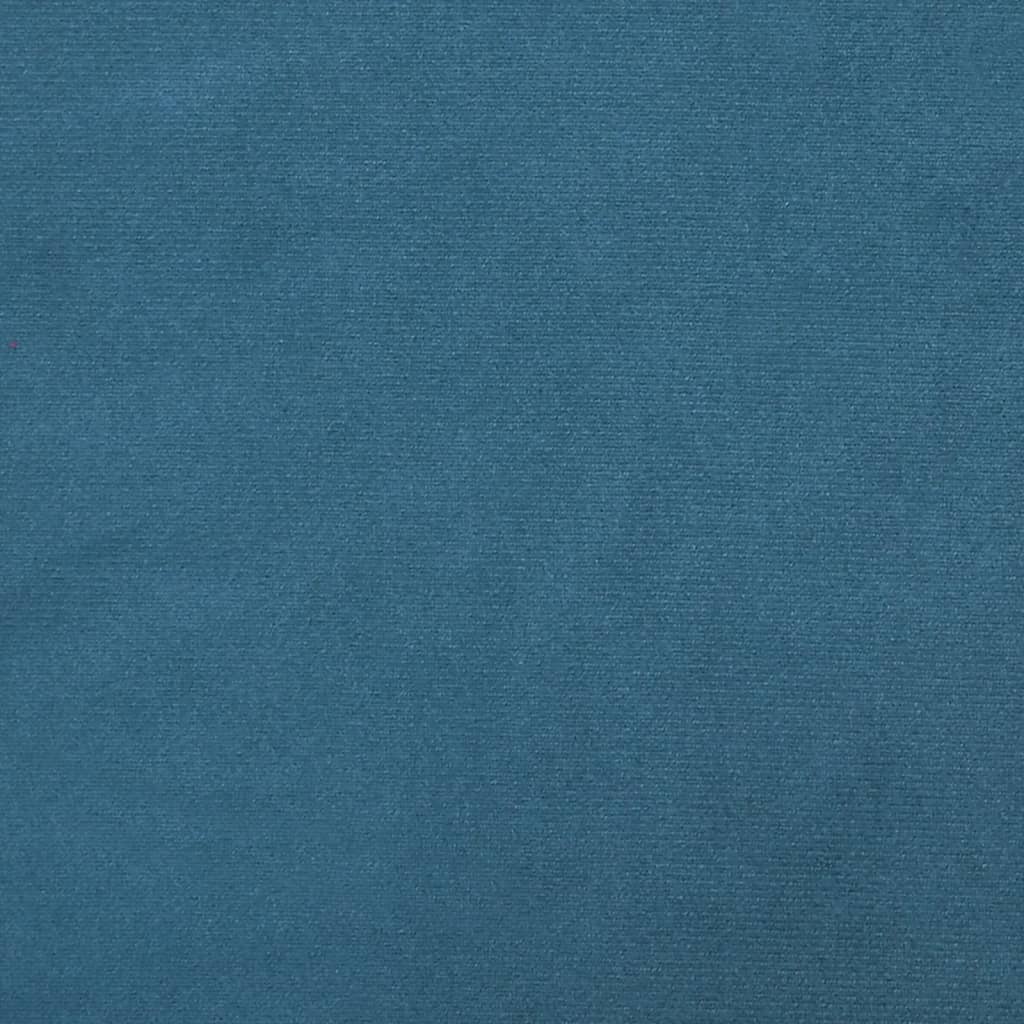 vidaXL Křeslo modré 63 x 76 x 80 cm samet