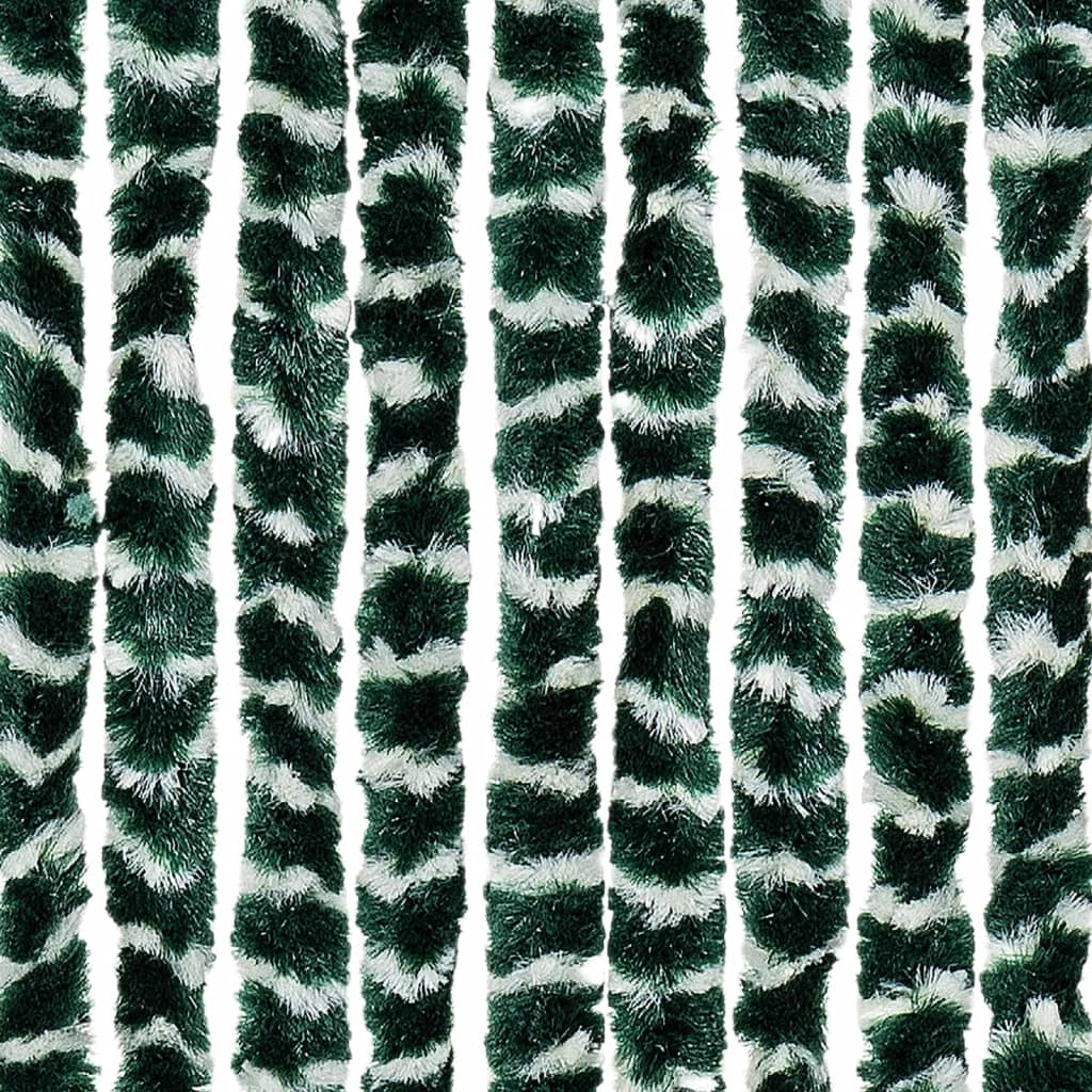 vidaXL Závěs proti hmyzu zelený a bílý 100 x 200 cm žinylka