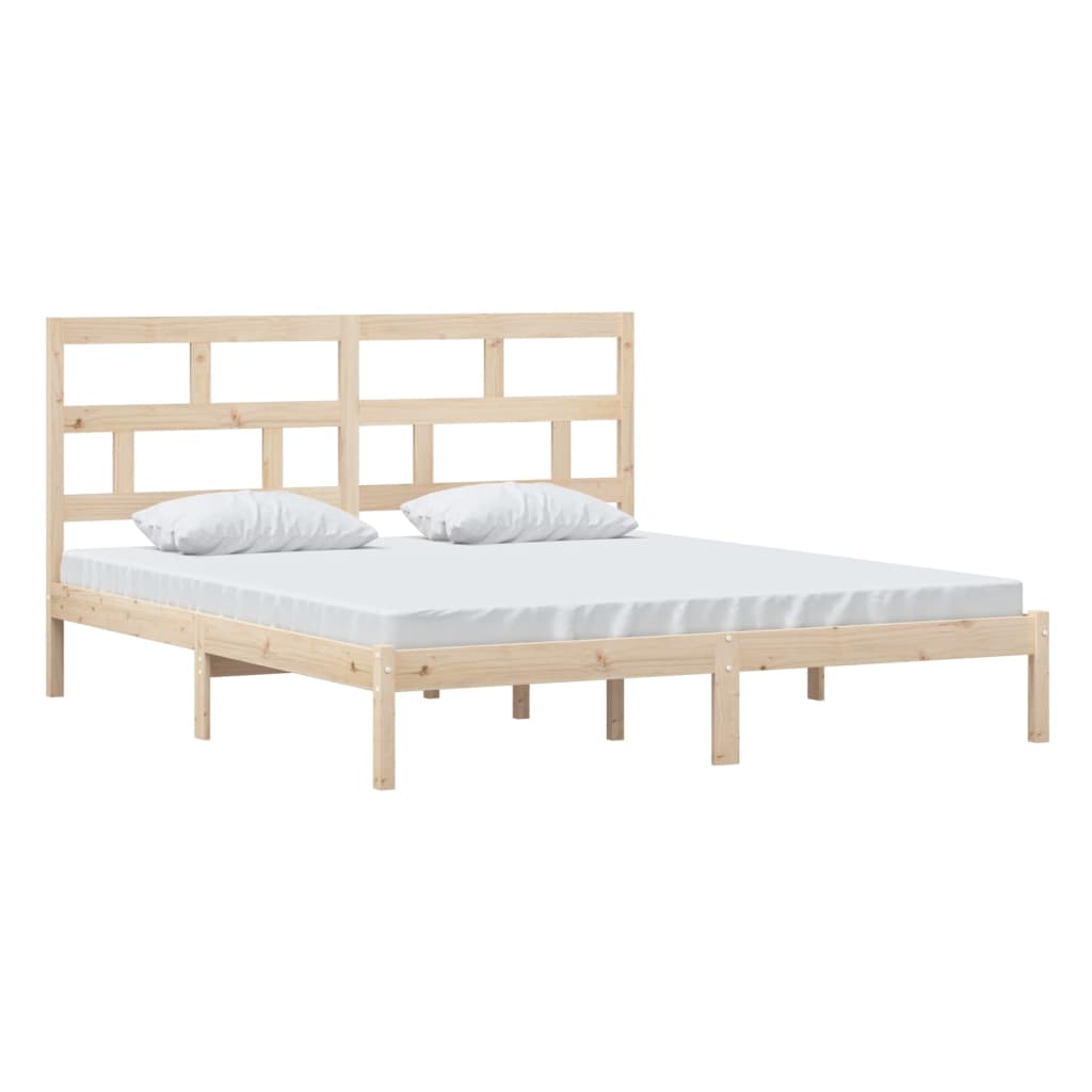 vidaXL Rám postele 180 x 200 cm Super King masivní dřevo