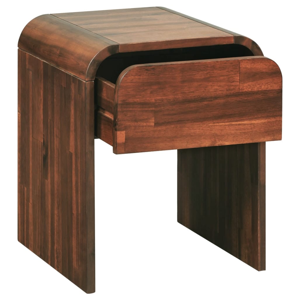 vidaXL Noční stolek 41,5 x 42 x 52 cm z masivního akáciového dřeva