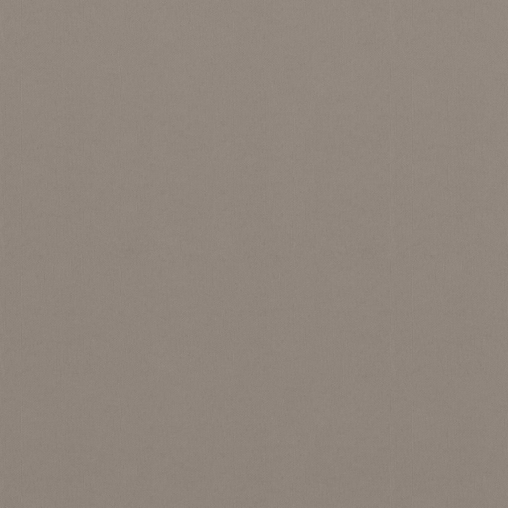 vidaXL Balkónová zástěna taupe 120 x 400 cm oxfordská látka