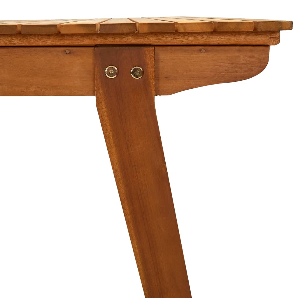 vidaXL Zahradní stůl 201,5 x 100 x 75 cm masivní akáciové dřevo