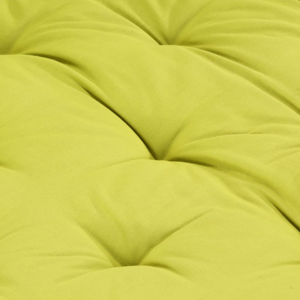 vidaXL Poduška na nábytek z palet bavlna 120 x 80 x 10 cm zelená