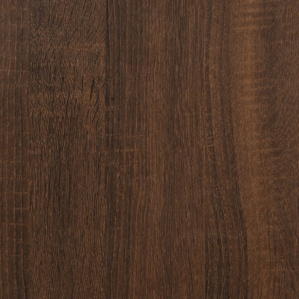 vidaXL Příborník hnědý dub 91 x 29,5 x 65 cm kompozitní dřevo