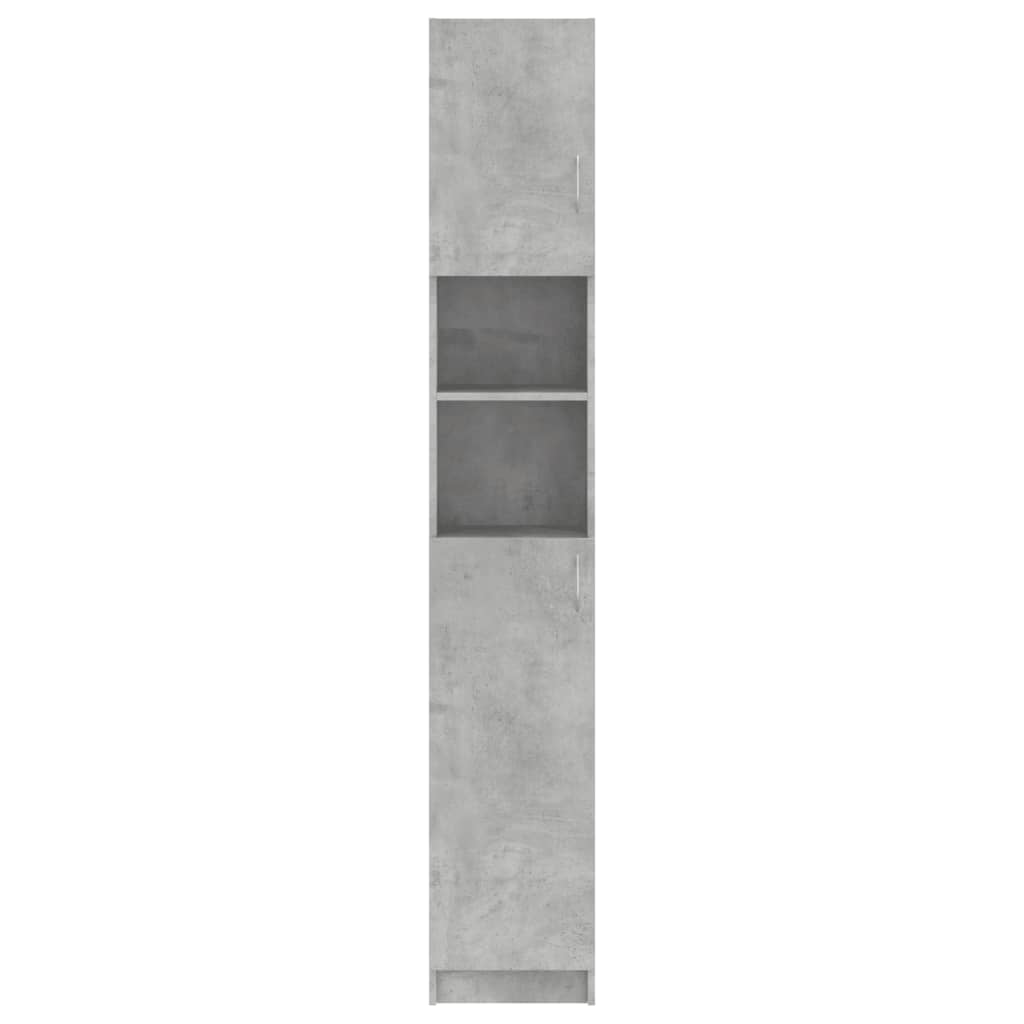 vidaXL Koupelnová skříňka betonově šedá 32 x 25,5 x 190 cm dřevotříska