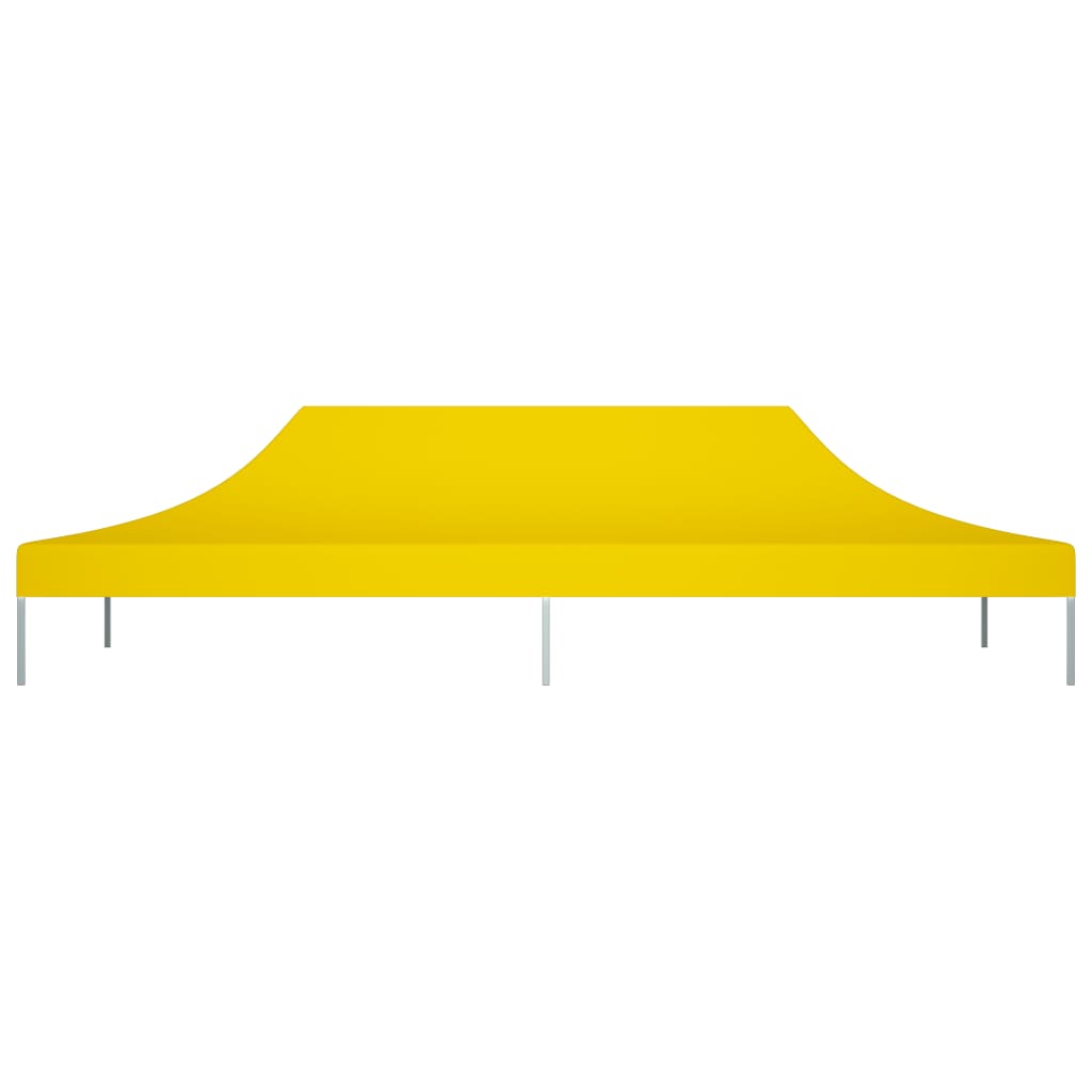 vidaXL Střecha k party stanu 6 x 3 m žlutá 270 g/m²
