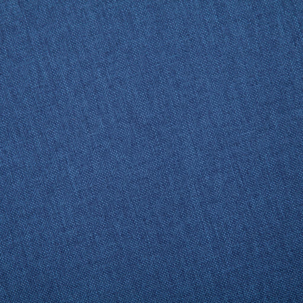 vidaXL 3místná pohovka textilní čalounění modrá