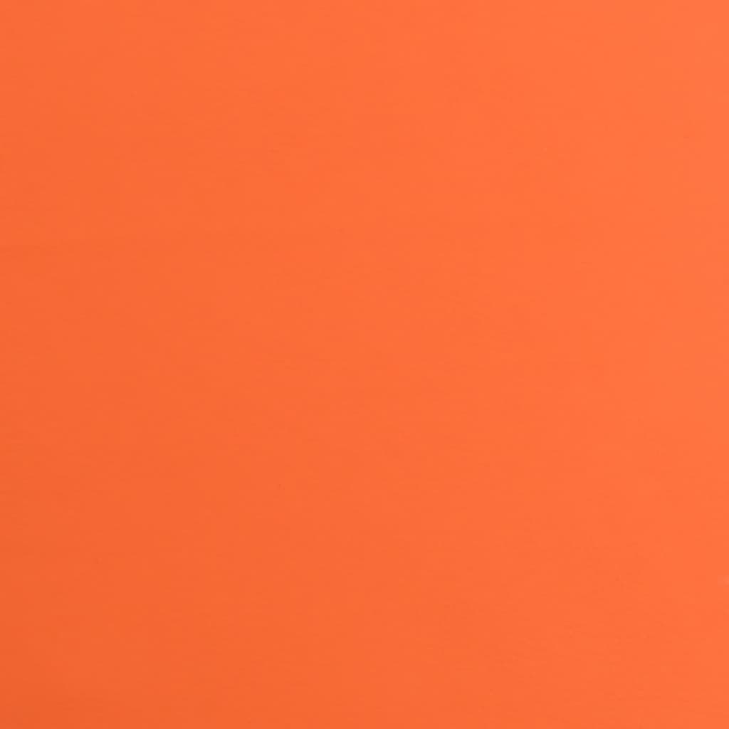 vidaXL Masážní stolička oranžová umělá kůže