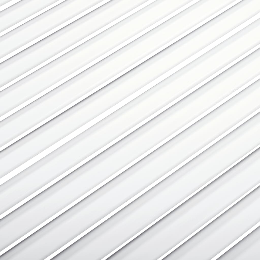 vidaXL Nábytková dvířka lamelový design bílá 69 x 59,4 cm borovice