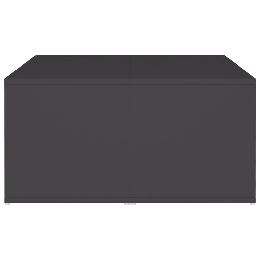 vidaXL Konferenční stolky 4 ks šedé 33 x 33 x 33 cm dřevotříska