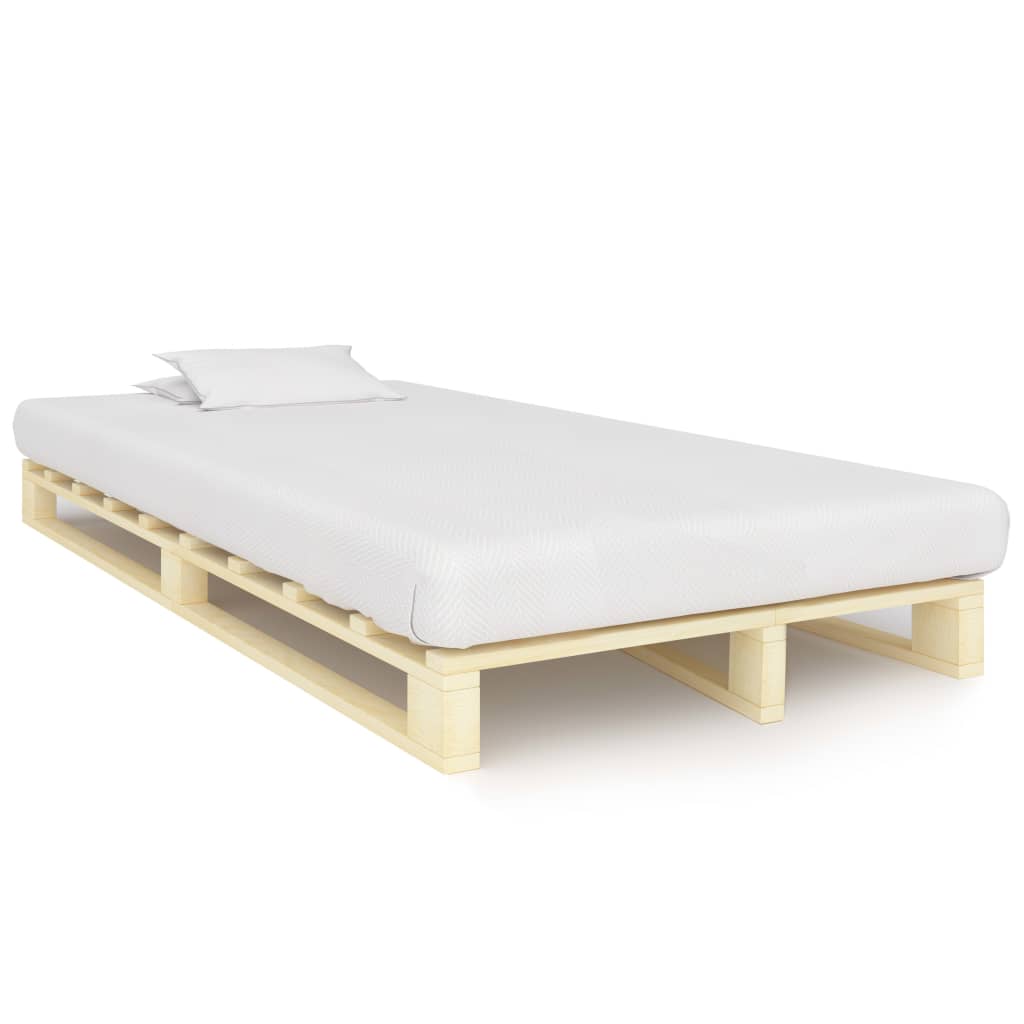 vidaXL Rám postele z palet masivní borovice 120 x 200 cm