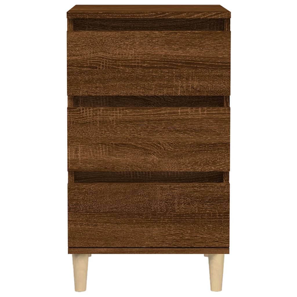 vidaXL Noční stolek hnědý dub 40 x 35 x 70 cm kompozitní dřevo