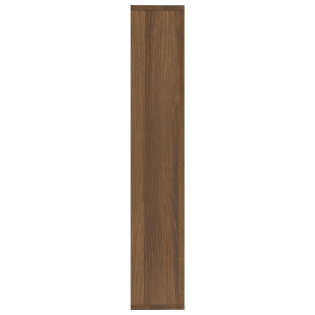 vidaXL Nástěnná police hnědý dub 36 x 16 x 90 cm kompozitní dřevo