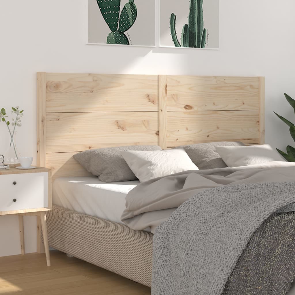 vidaXL Čelo postele 126 x 4 x 100 cm masivní borovice